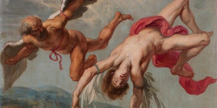 The myth of Icarus and Daedalus