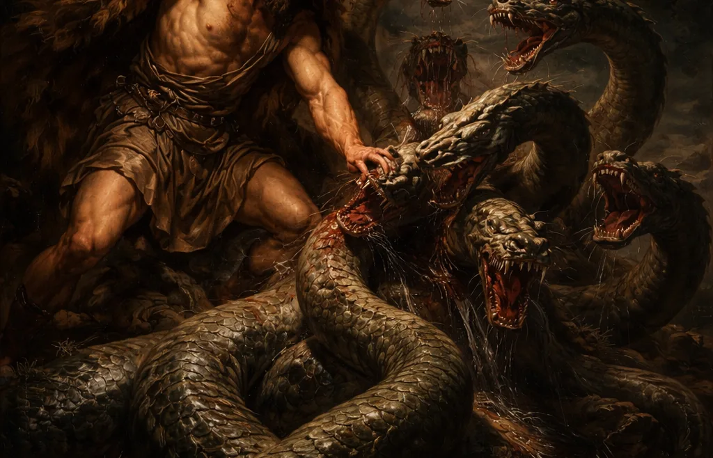 Hydra Greek mythology monster battle with Hercules not a Goddess