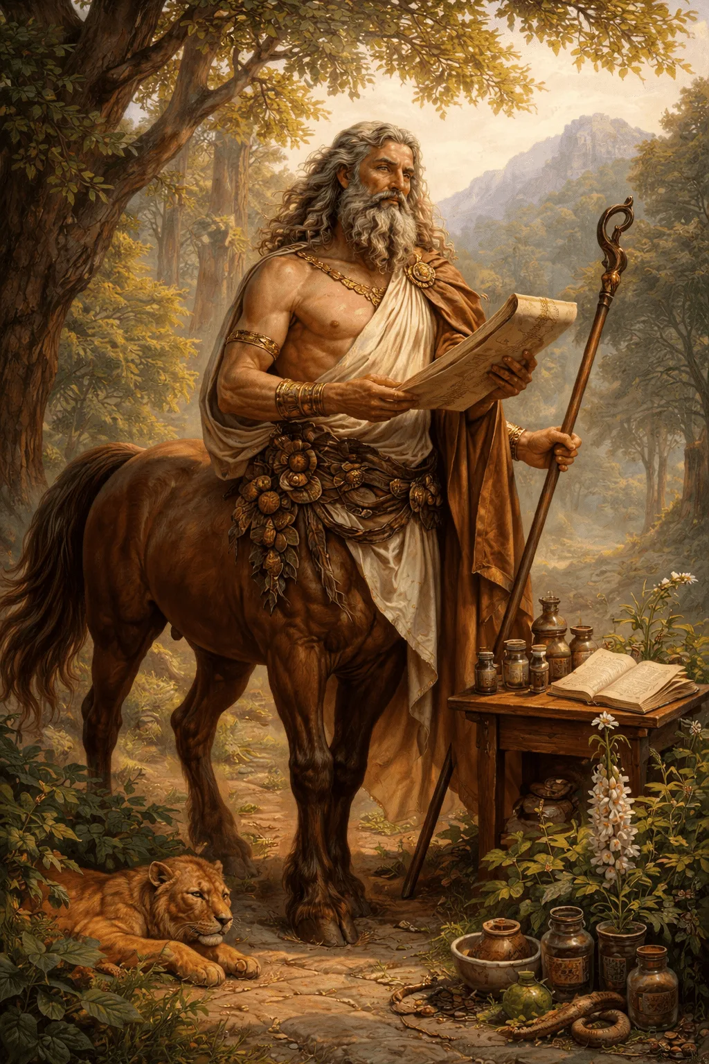 Centaur Chiron | The wise teacher of heroes