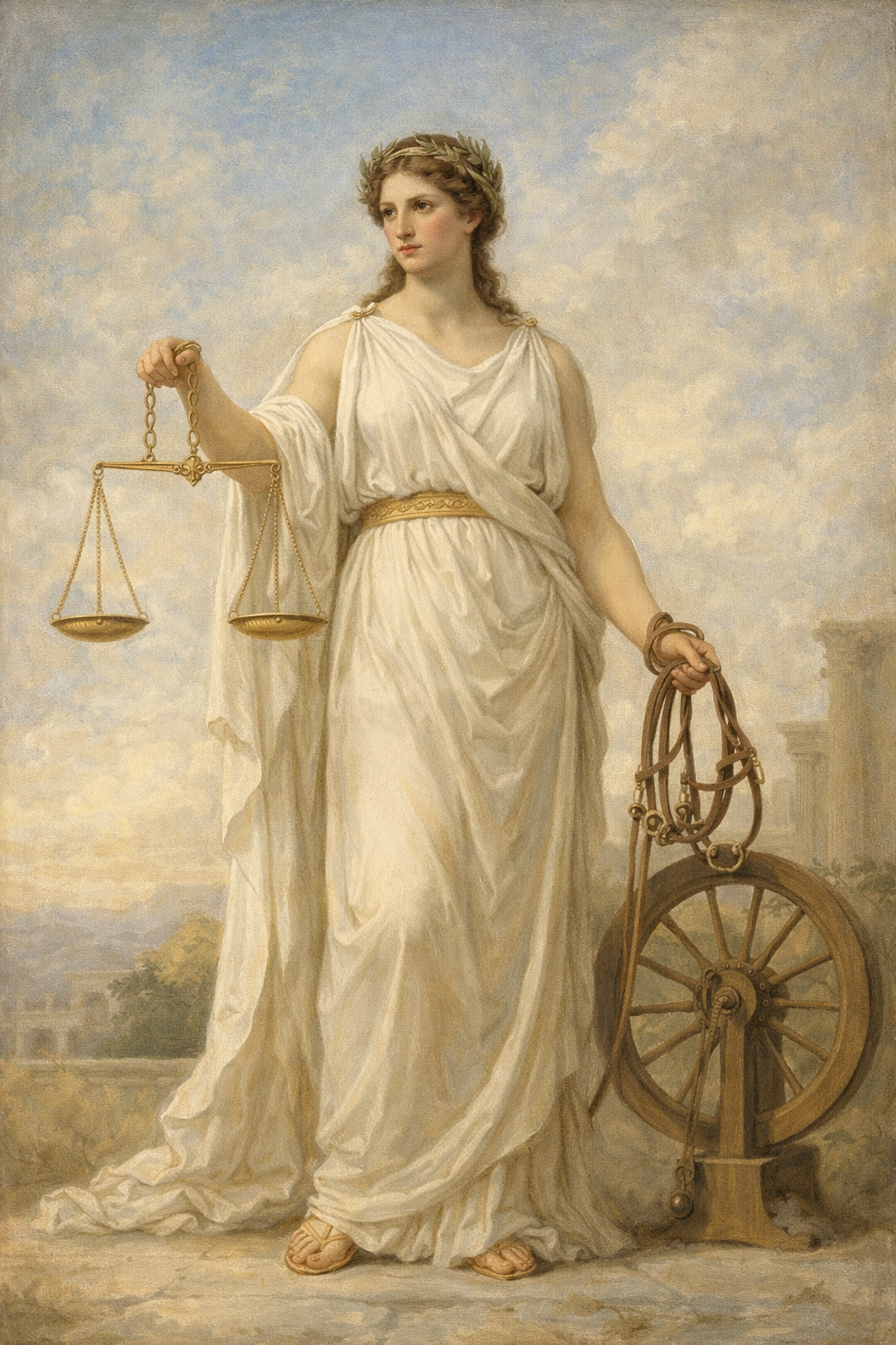 Η Νέμεσις στην αρχαία ελληνική μυθολογία: θεότητα της ανταπόδοσης, της ύβρεως και της αποκατάστασης της κοσμικής τάξης.