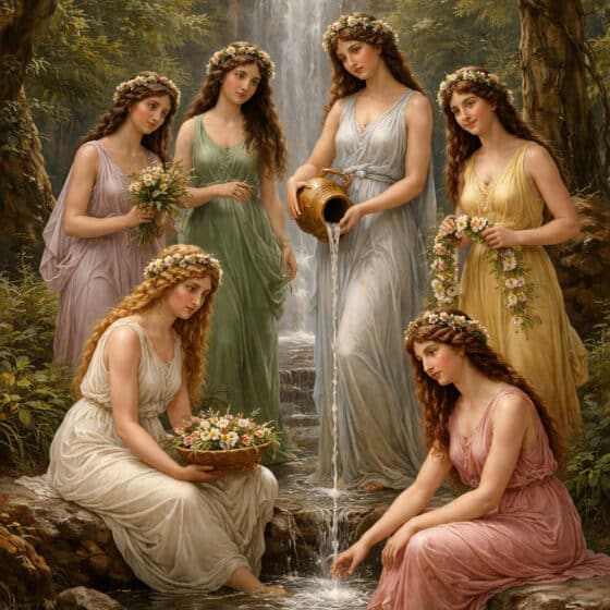 Νύμφες στην Ελληνική Μυθολογία