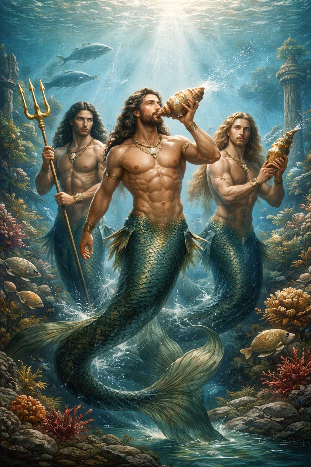 Τρίτωνες – Θαλάσσιες Θεότητες της Ελληνικής Μυθολογίας