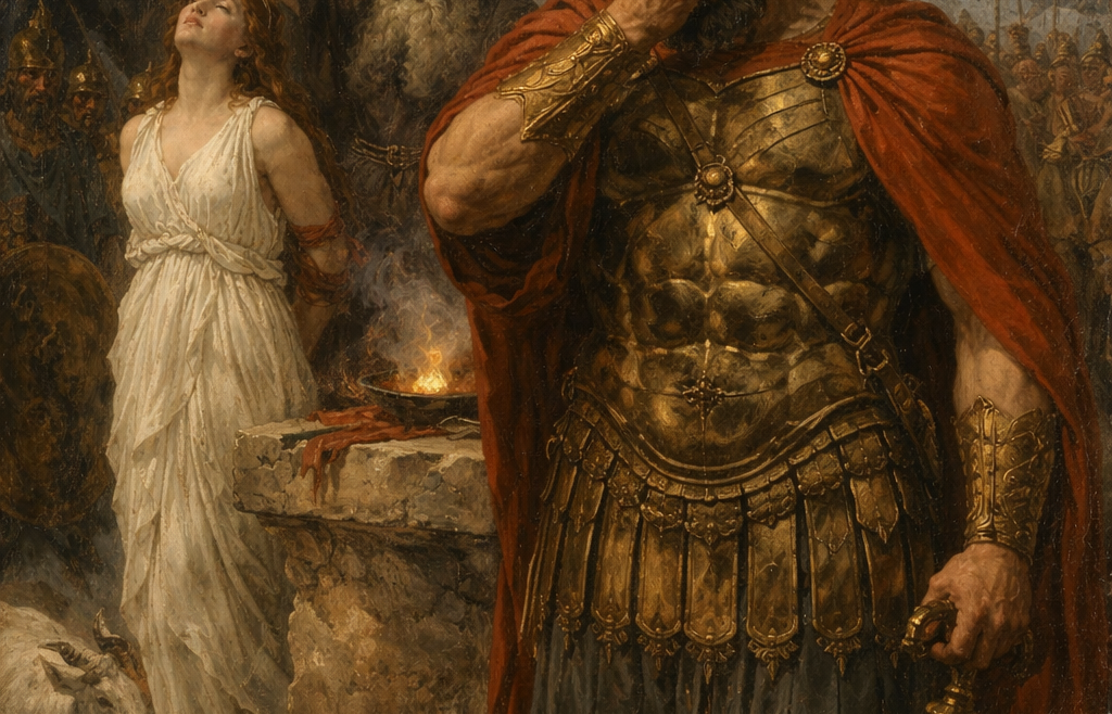 Ο Αγαμέμνων στην Αυλίδα πριν τη θυσία της Ιφιγένειας