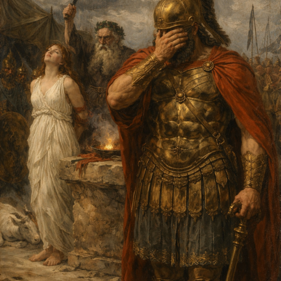 Ο Αγαμέμνων στην Αυλίδα πριν τη θυσία της Ιφιγένειας