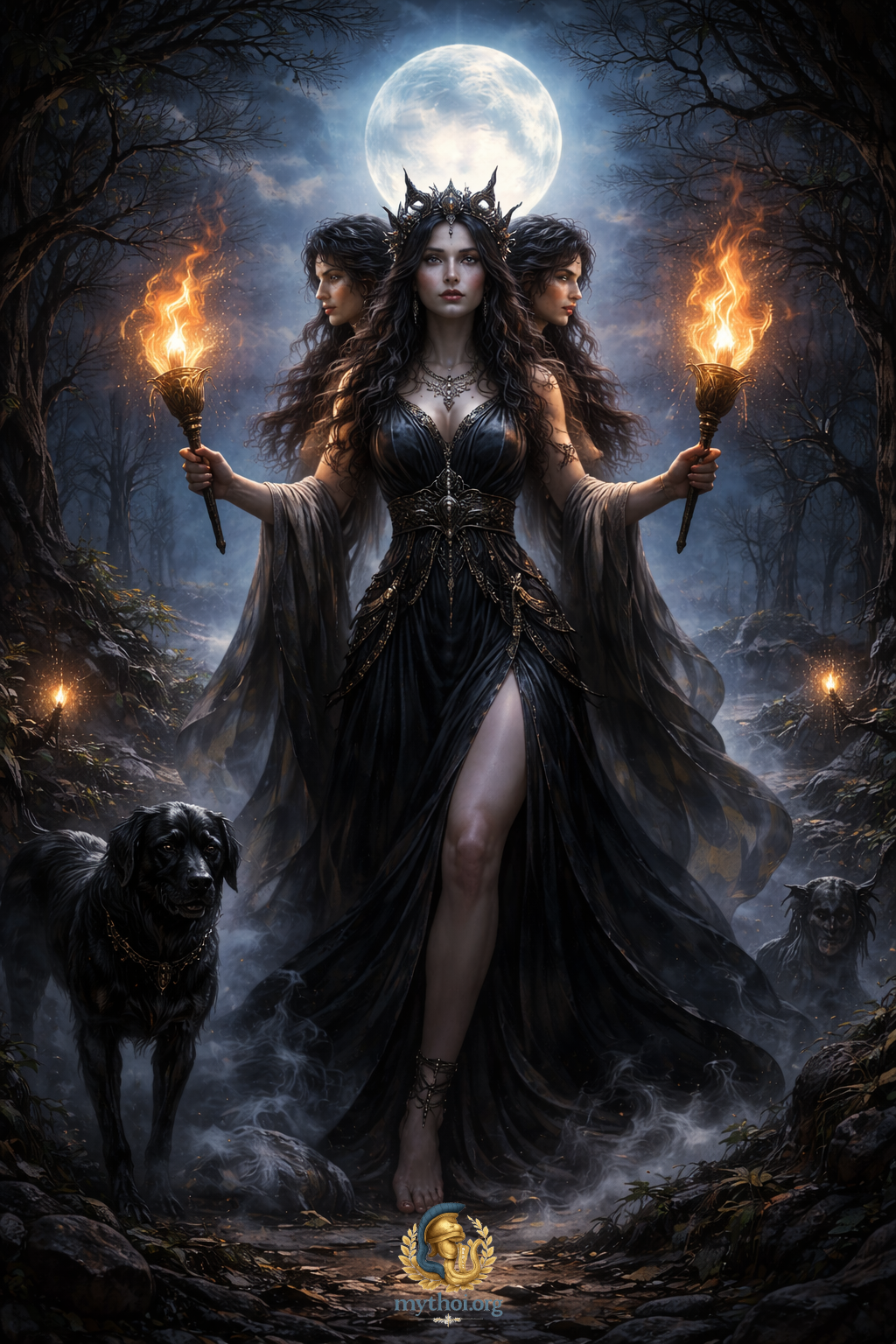 Εκάτη: Η Θεά της Μαγείας, της Νύχτας και των Σταυροδρομιών | Ελληνική Μυθολογία