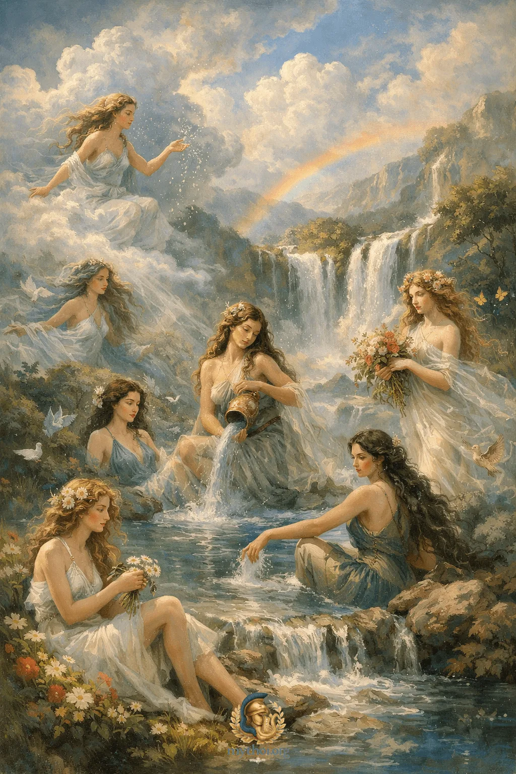 Oceanids, freshwater nymphs in Greek mythology