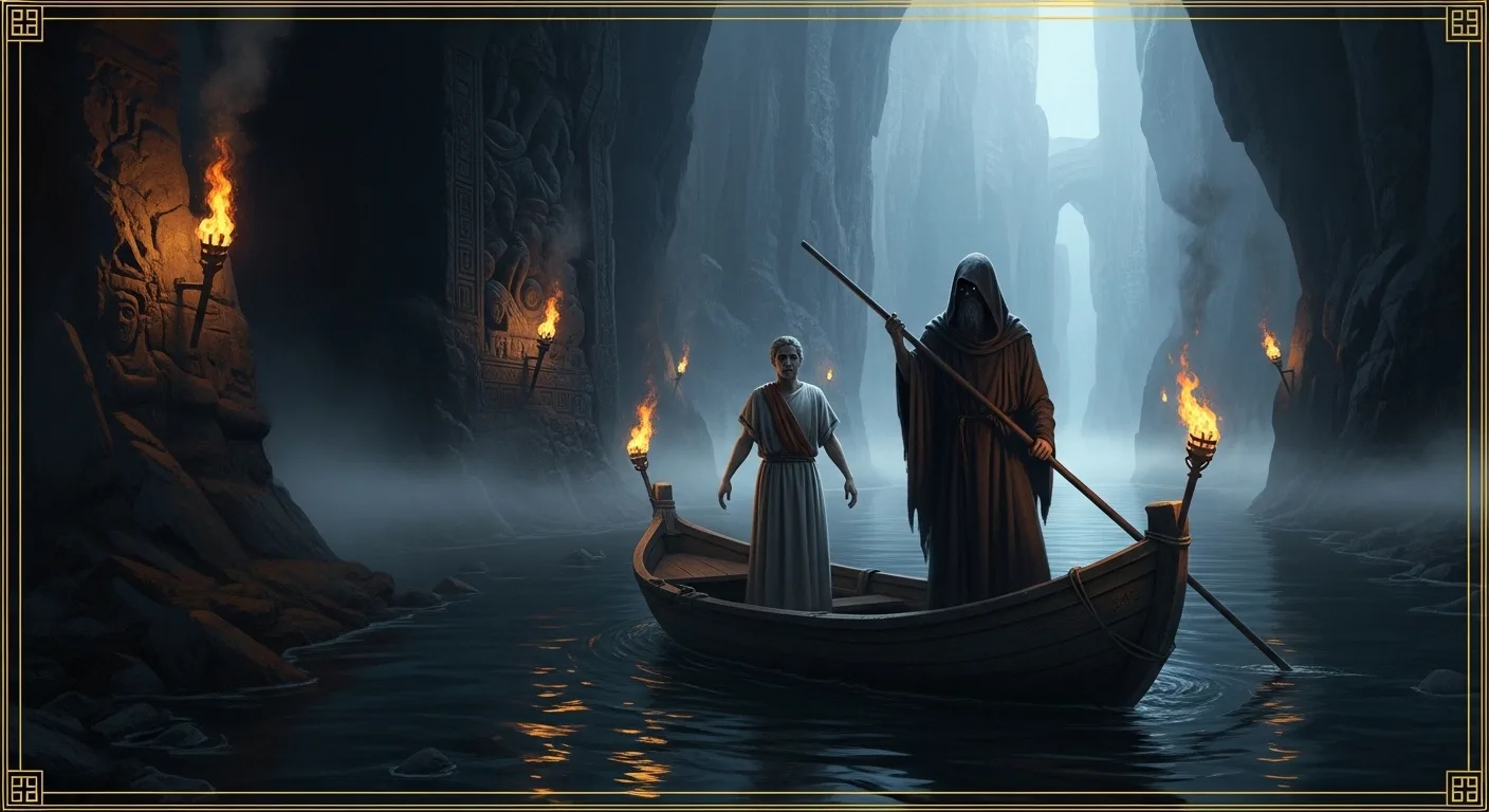 The entrance to Hades and the afterlife in Greek mythology