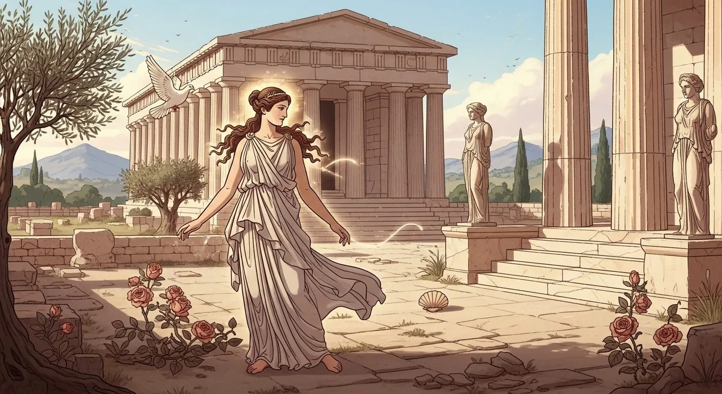 Αφροδίτη, θεά του έρωτα και της ομορφιάς στην Ελληνική Μυθολογία