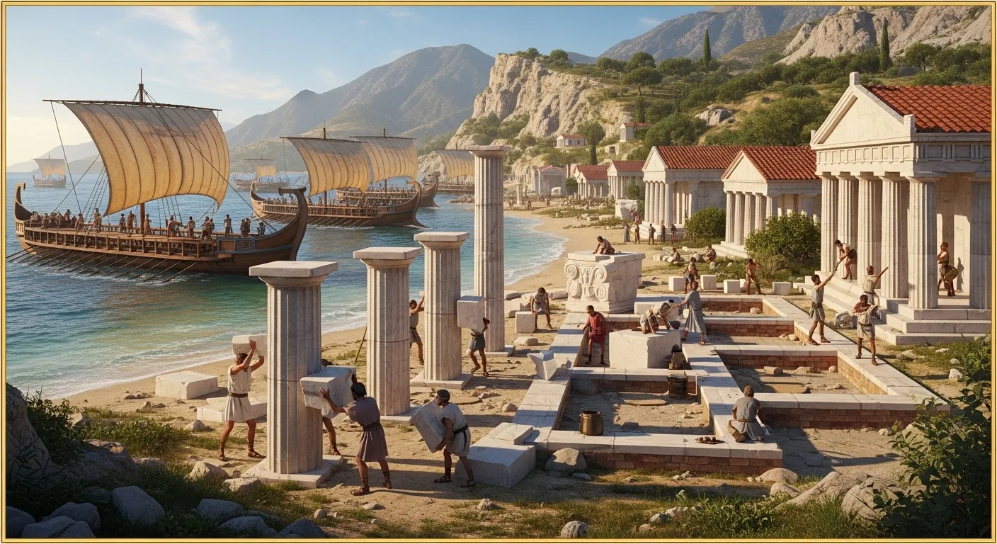 The colonies of ancient Greece and the expansion of Greeks in the Mediterranean