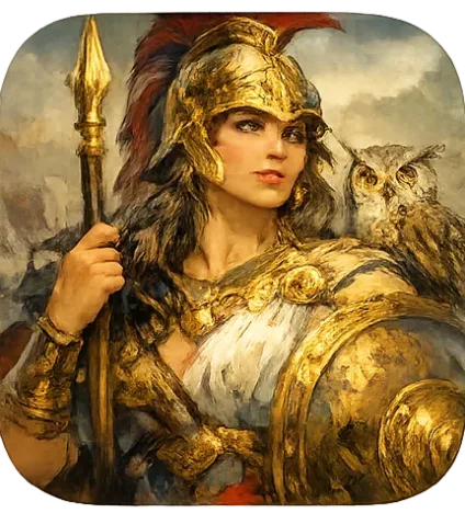 Athena the goddess of wisdom
