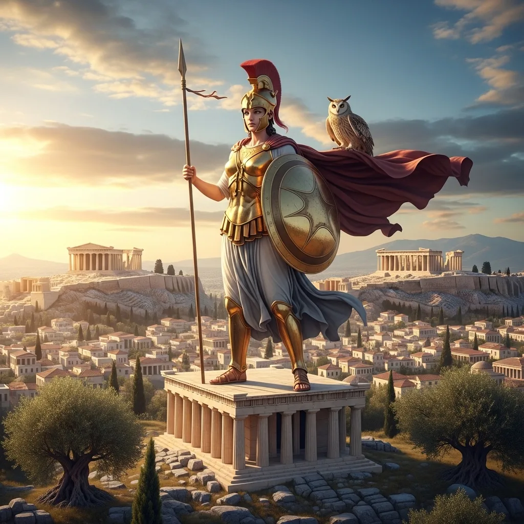 Η θεά Αθηνά προστάτιδα των πόλεων στην ελληνική μυθολογία