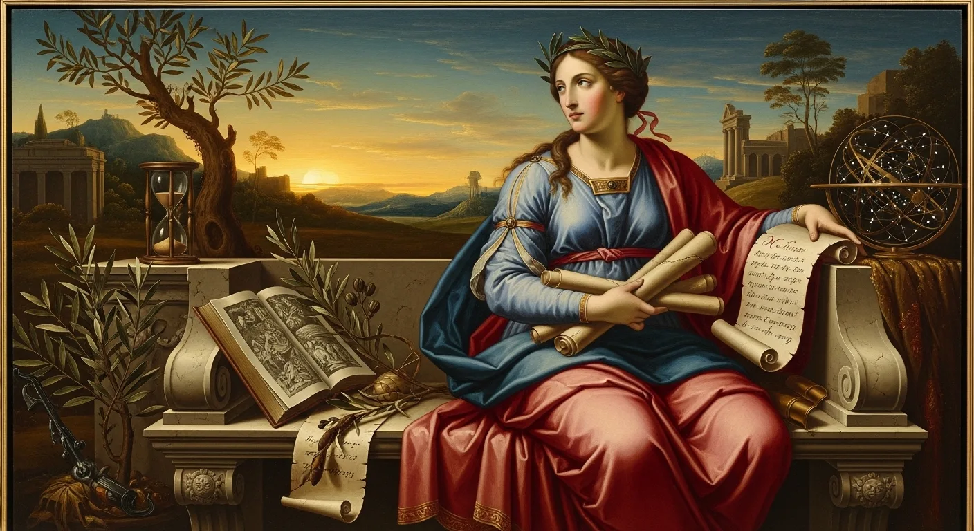 Monument, Titanic goddess of memory and knowledge in Greek mythology