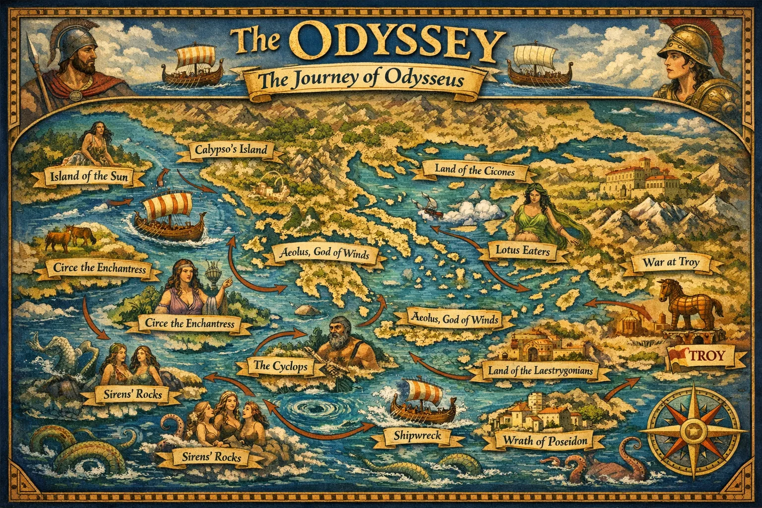 το ταξίδι του Οδυσσέα