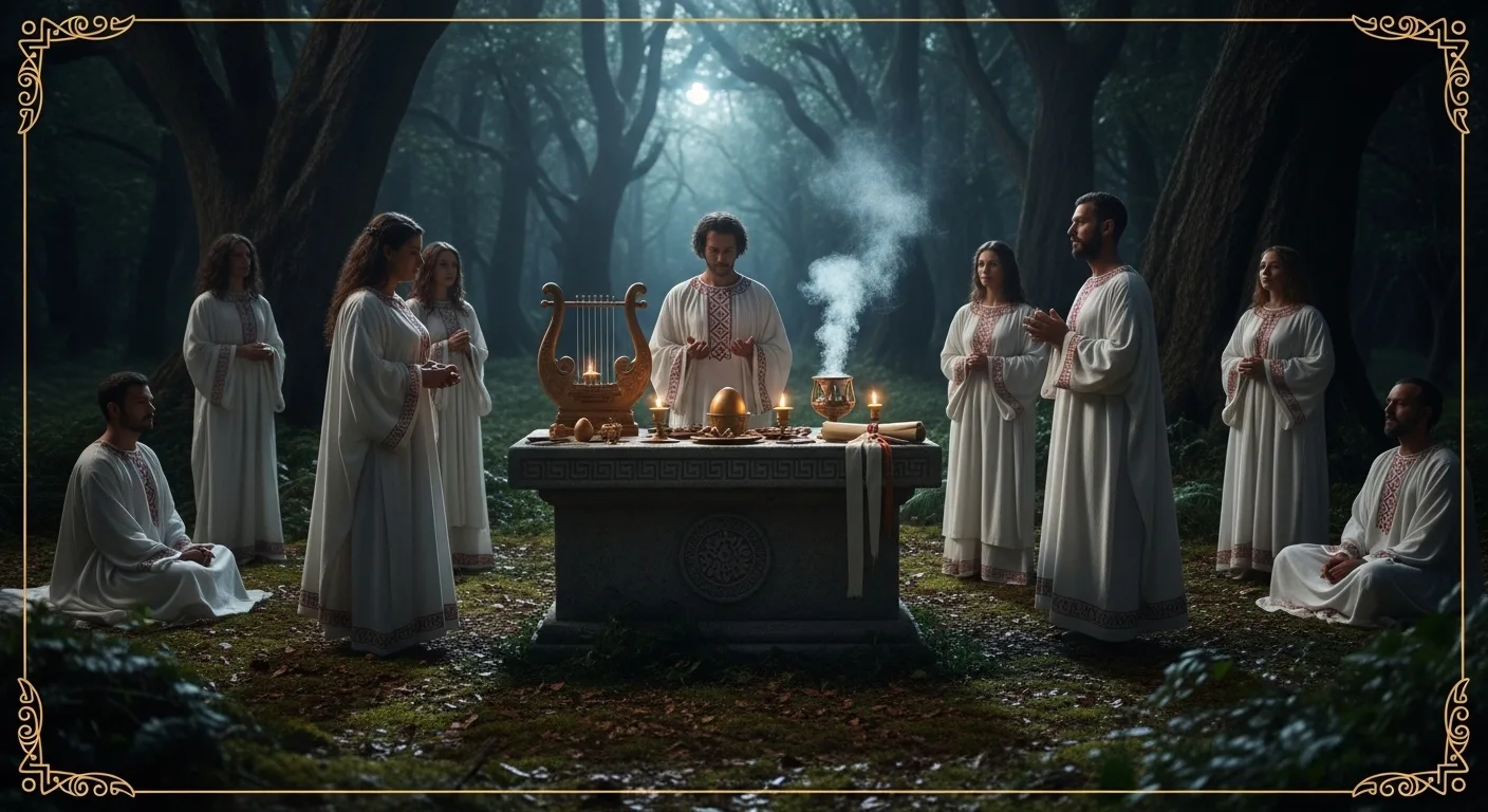 Orphic mysteries and initiation ceremonies in ancient Greece