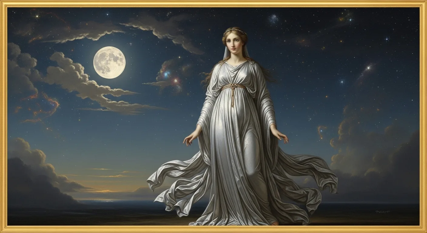 Phoebe, Titanic goddess of prophecy and lunar wisdom in Greek mythology