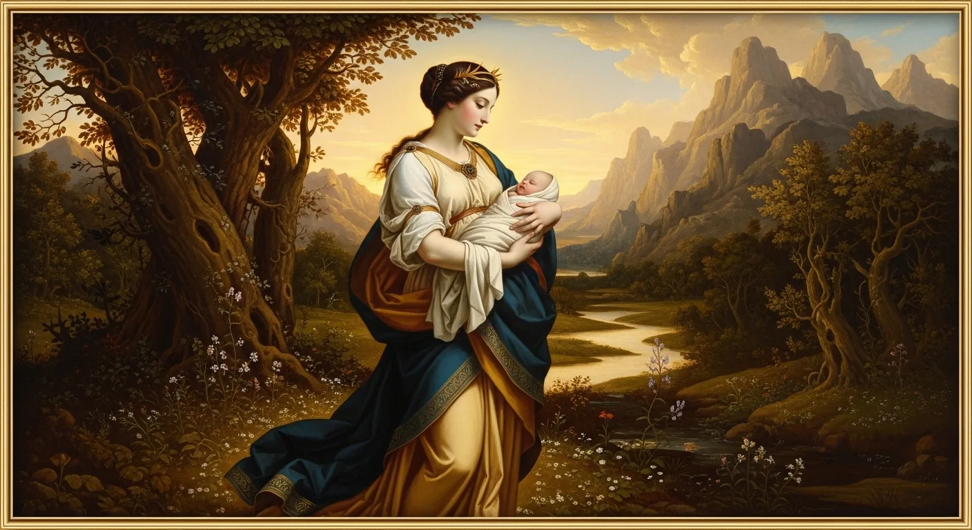 Rea, Titanic mother of the Olympian gods in Greek mythology