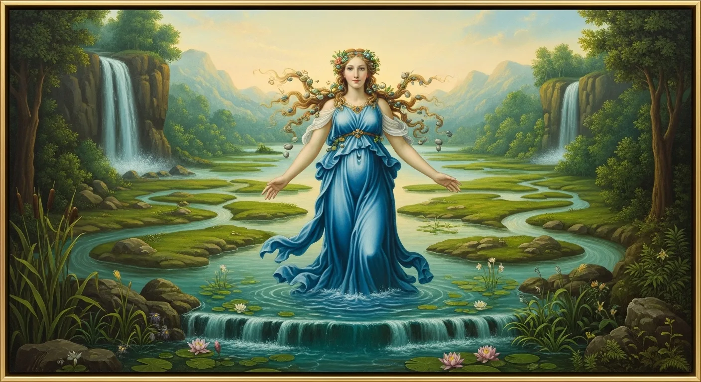 Tethys, Titanic goddess of rivers and waters in Greek mythology
