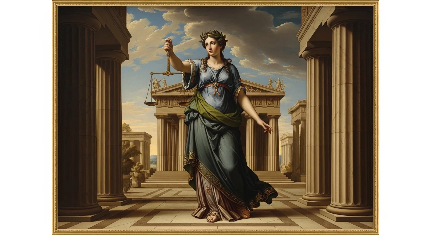 Themis, Titanic goddess of justice and order in Greek mythology