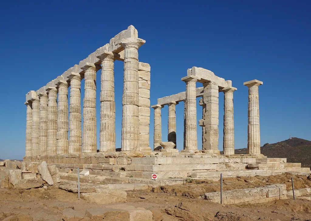 Famous Ancient Greek Temples 4 Poseidon Sunio Temple