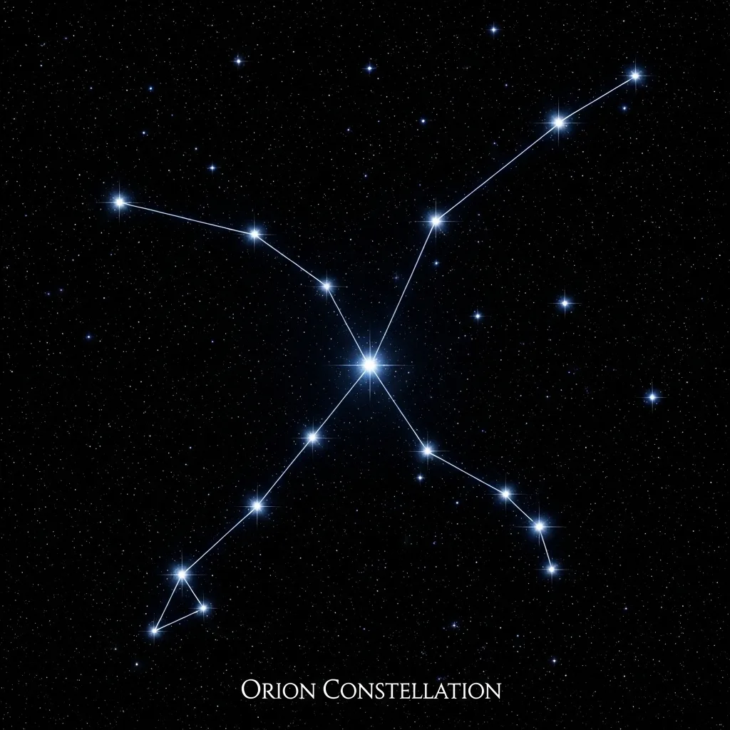 Αστερισμός Ωρίων ήταν ένας γιγάντιος κυνηγός, γνωστός για τη δύναμη και την ομορφιά του.